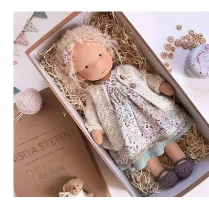 Handmade Elise doll, a unique and special children's gift.