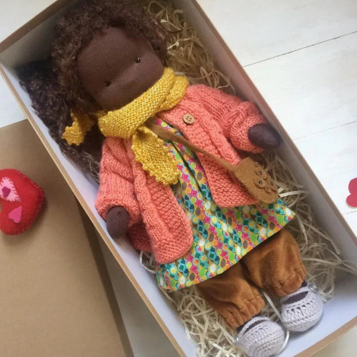 Elise Waldorf toy's natural color palette.
