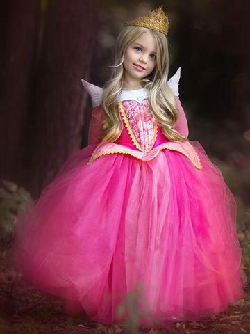 Enchanting Girl's Magical Princess Fairy Tale Dress, ideal for dress-up play, birthday parties & costume events.