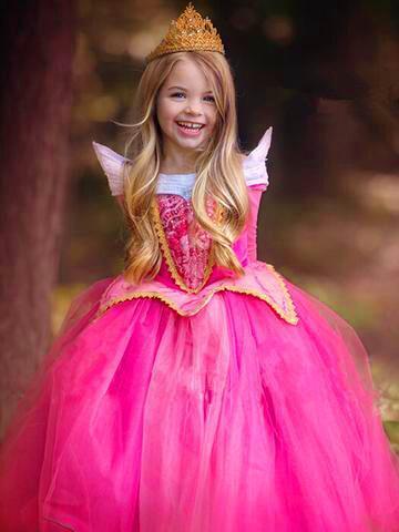 Toddler girl's fantasy princess costume dress, perfect for imaginative playtime, parties, and special occasions.
