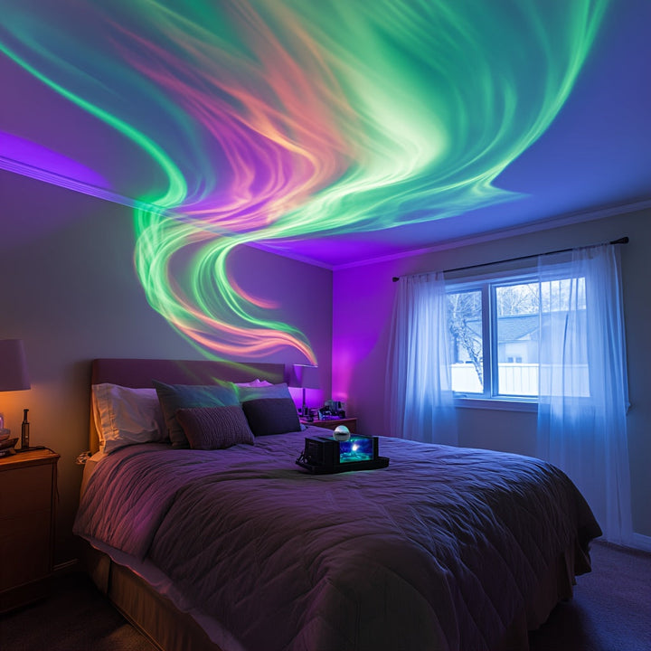 High-quality Starry Sky Projector displaying a stunning, vibrant, and relaxing celestial light show.