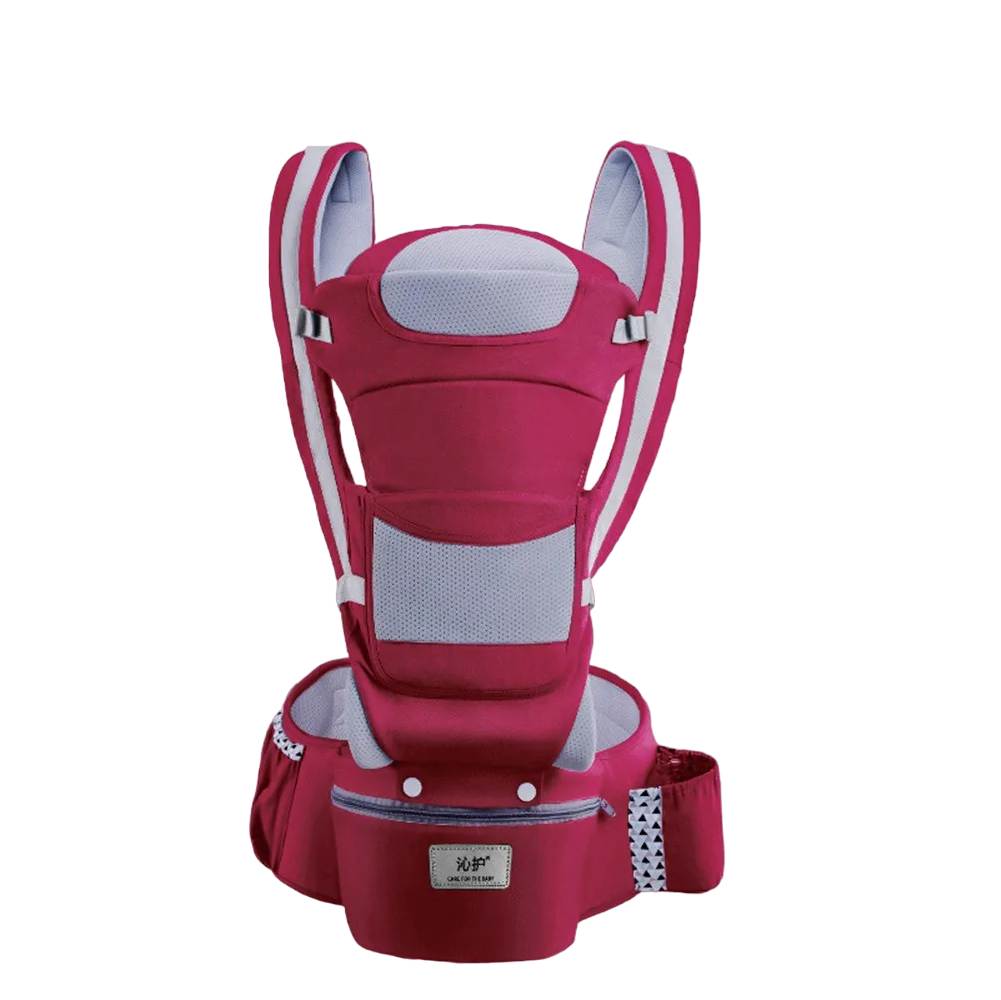 Ergonomic 3-in-1 baby carrier in front carry position for newborns