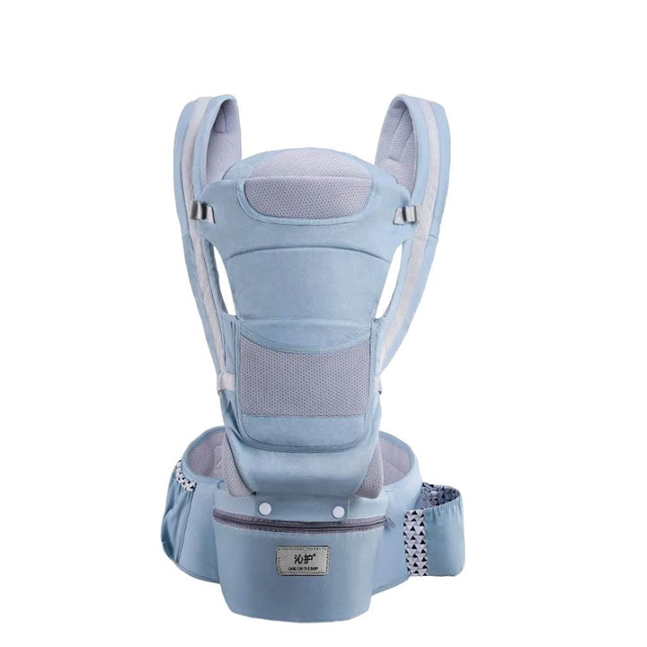 Breathable 3-in-1 baby carrier offering multiple carrying positions