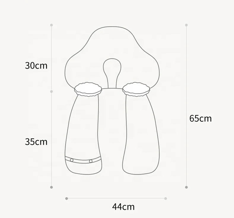 Ergonomic baby nest, an essential nursery item and comfortable infant lounger.