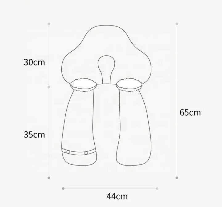 Ergonomic baby nest, an essential nursery item and comfortable infant lounger.