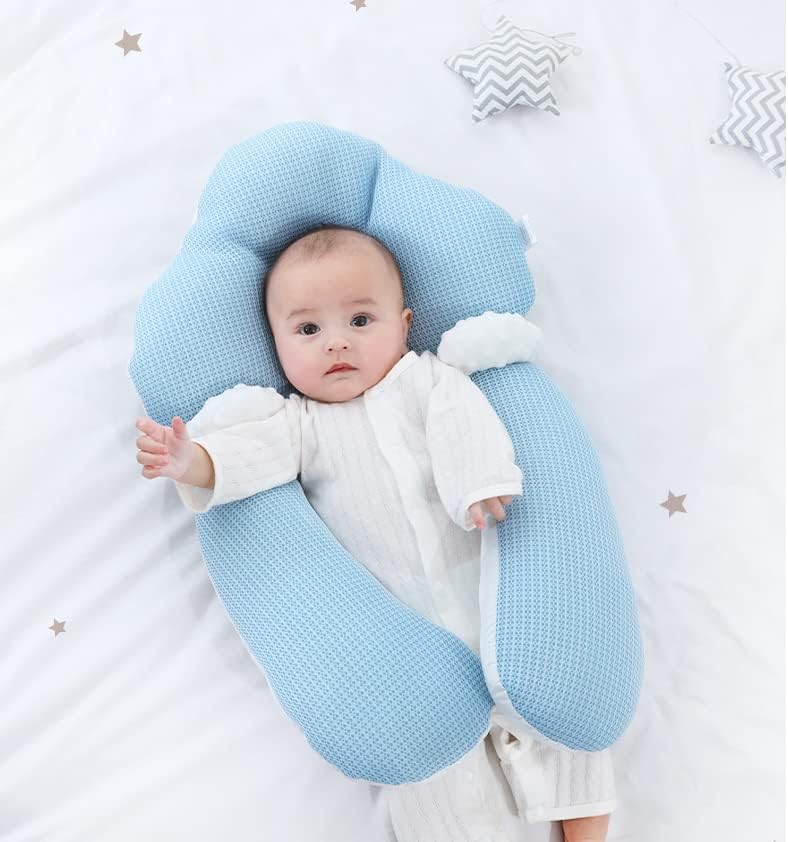 Soft and supportive baby cuddle nest, ideal for new parents seeking comfort & safety.