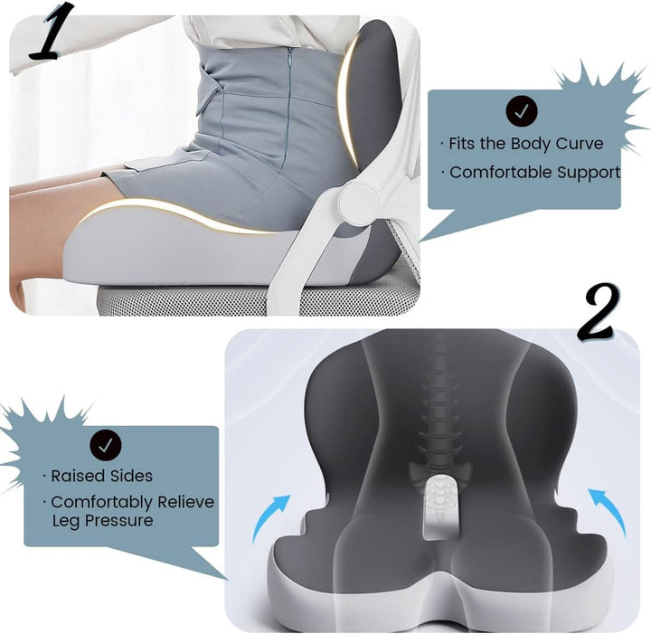 Comfortable memory foam seat cushion for enhanced sitting experience