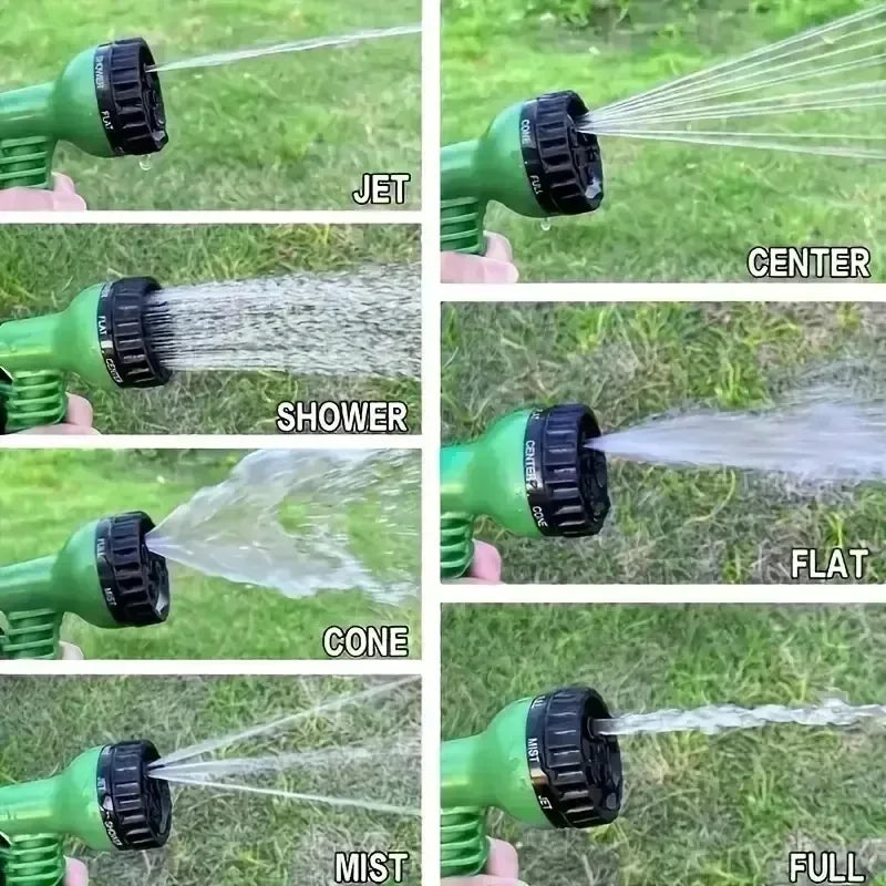 Lightweight & portable expandable water hose, perfect for convenient garden tasks.