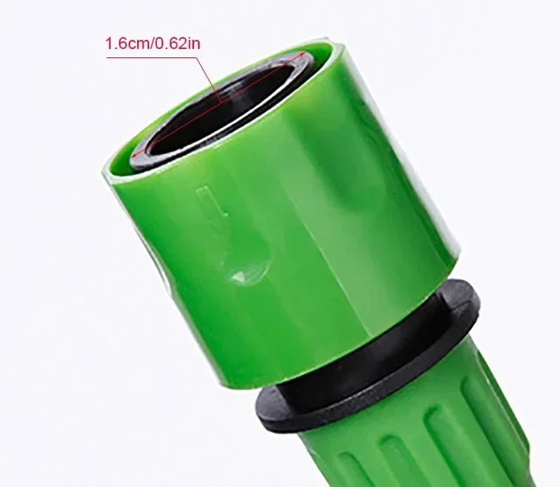 Long expandable water hose, ensuring extensive reach for all outdoor watering tasks.