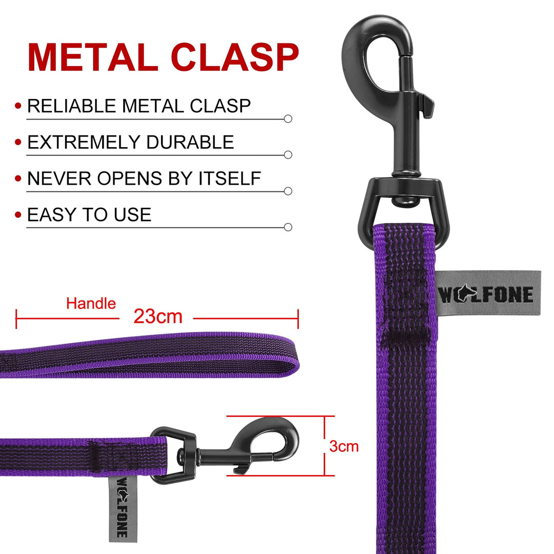 Comfortable grip extra long waterproof dog lead, ideal for long dog walking sessions.