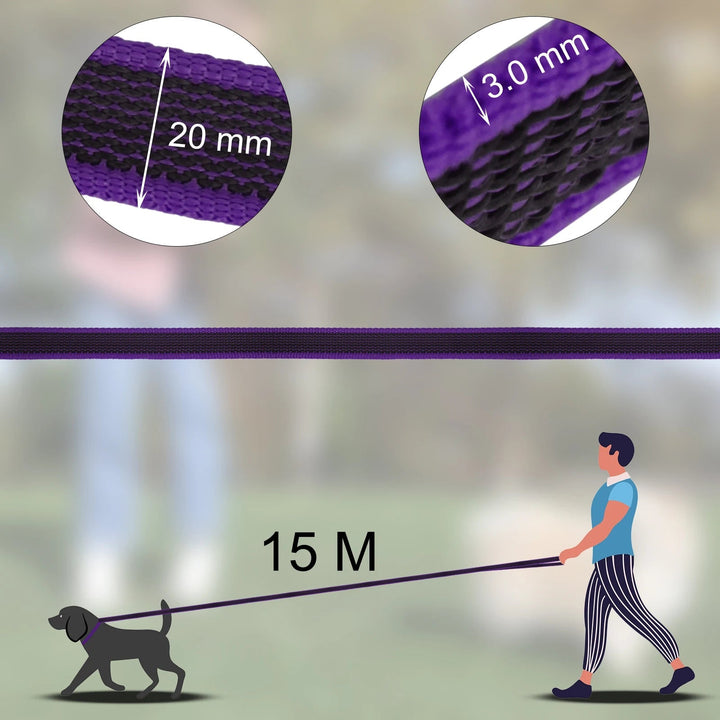 Explore nature with a durable, extra long waterproof dog lead designed for ultimate freedom.