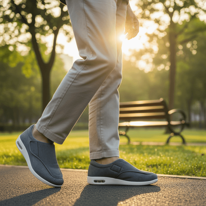 Pressure-relieving extra wide diabetic shoes, perfect for sensitive or swollen feet.