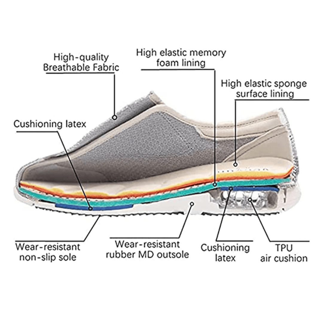 Adjustable extra wide diabetic shoes with memory foam for personalized comfort.