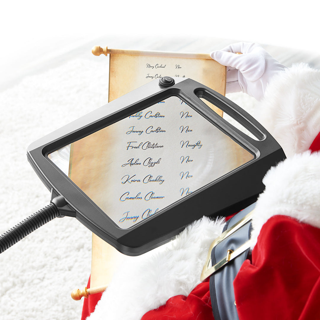 Universal LED Crafting Light with Magnifier. Gooseneck design, rechargeable, great for intricate detail work & hobbies.
