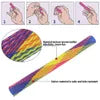 Cat pouncing on a flexible mesh stick toy, enjoying interactive playtime and healthy feline exercise.