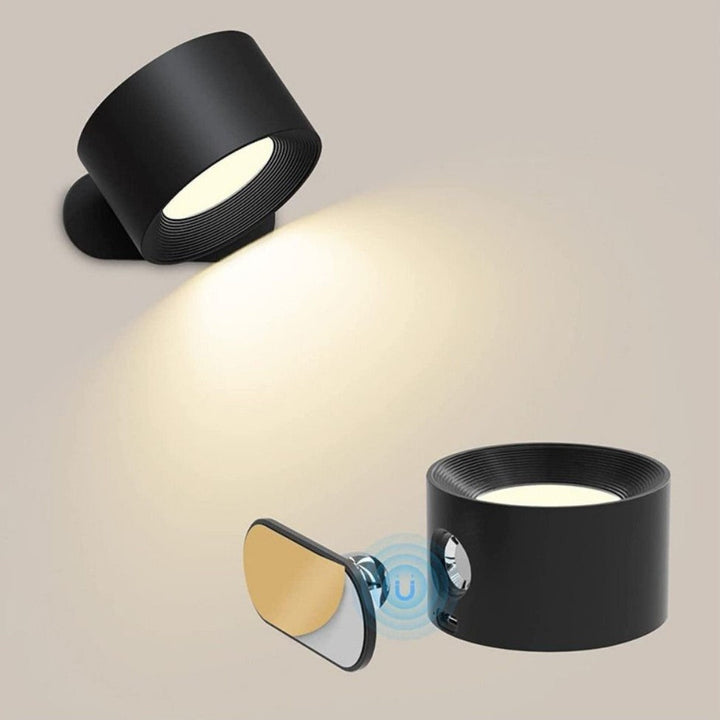 Rechargeable FlexiGlow wall light, perfect for modern home decor, remote controlled.