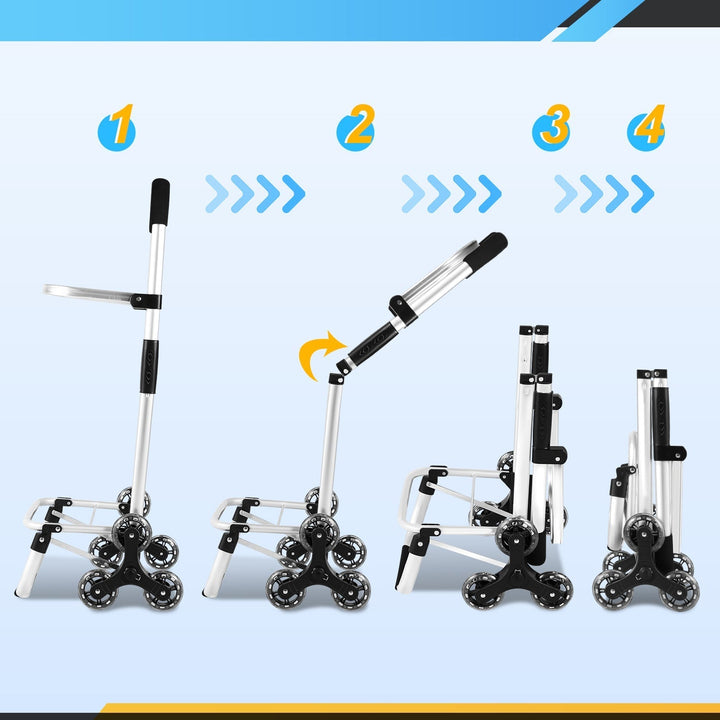 Portable 40L wheeled grocery bag, foldable design with smooth-rolling wheels for easy maneuverability.