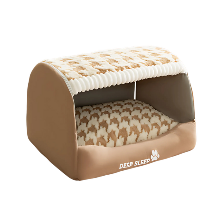 FurryHut's cozy cat bed, perfect for peaceful afternoon cat naps.