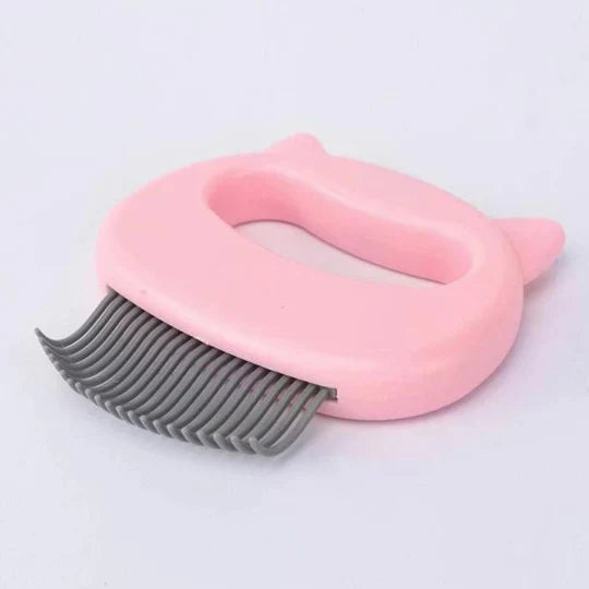 Keep your cat's coat healthy with this gentle grooming & massage brush, an essential pet accessory.