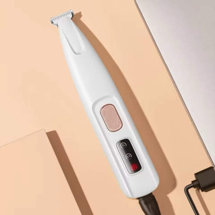 Waterproof paw trimmer for pets, quiet operation for dogs and cats.