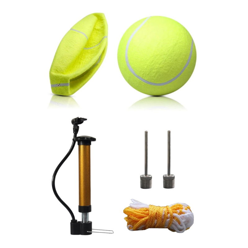 Safe and engaging giant tennis ball, an ideal interactive dog toy