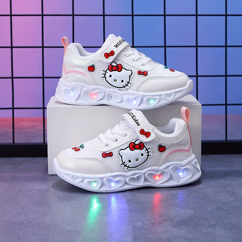 Kids will love these eye-catching Hello Kitty light-up sneakers.