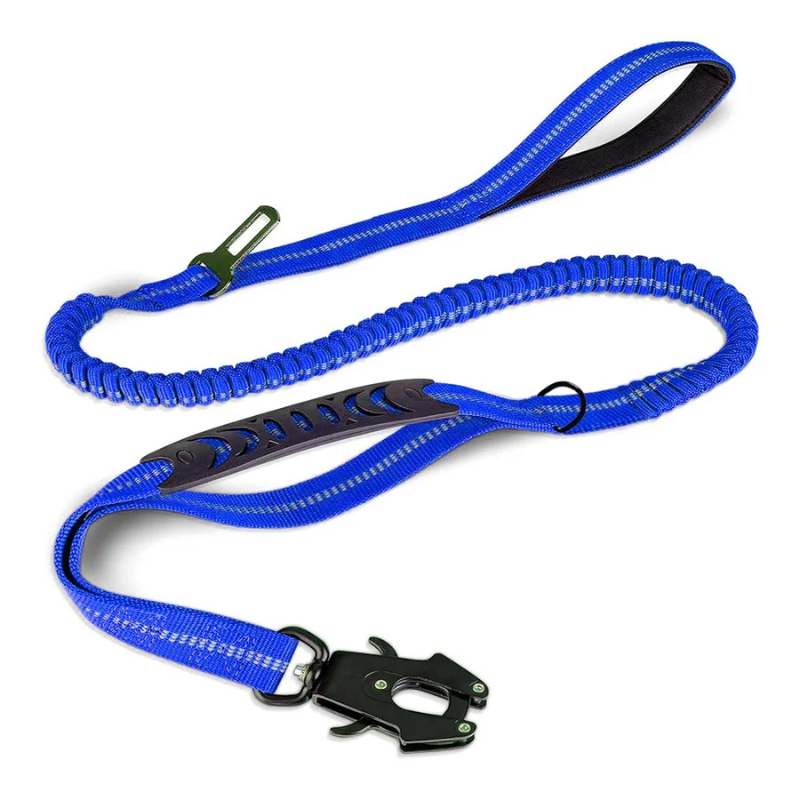 Comfortable walking experience with the GripGuard shock-absorbing dog leash