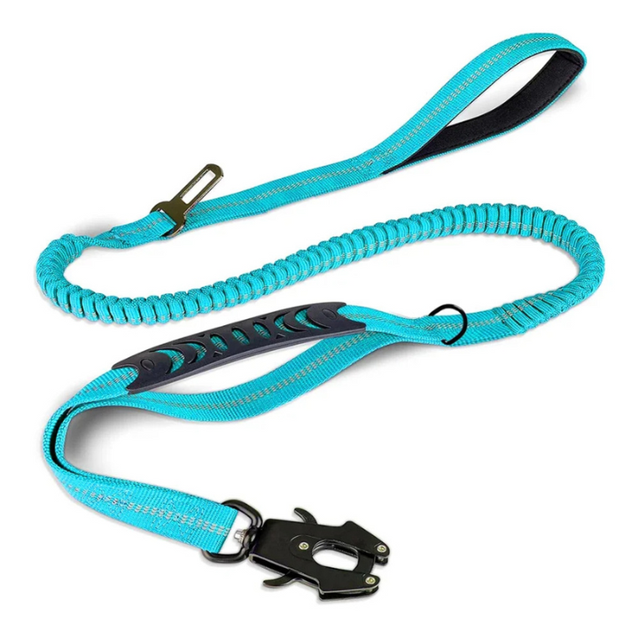Enhance dog safety with the GripGuard reflective and heavy-duty leash