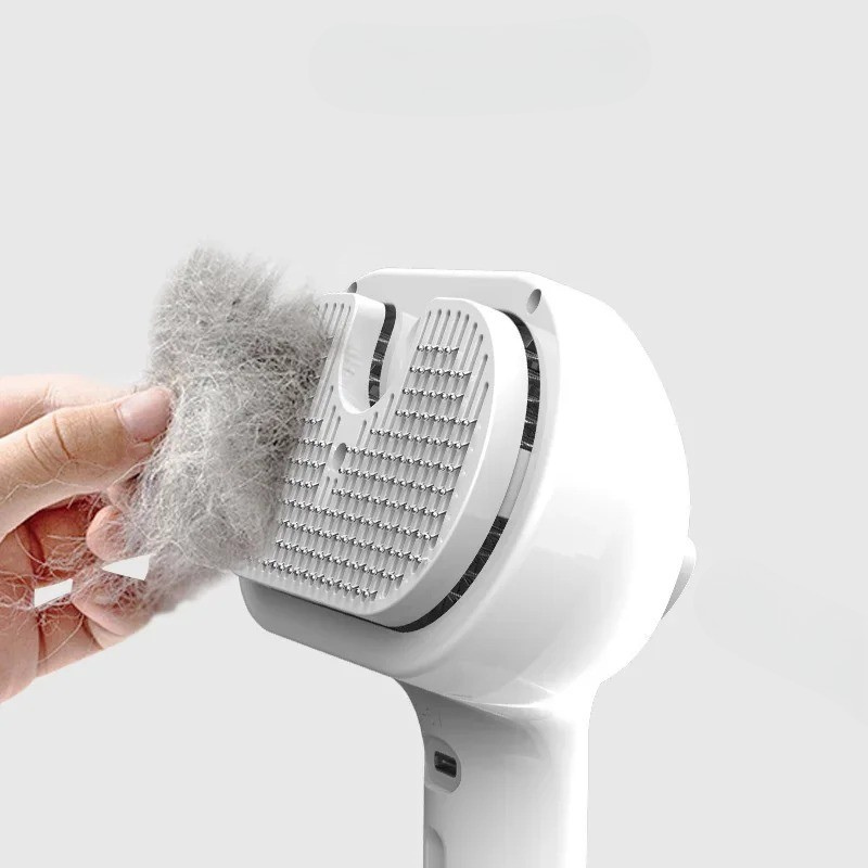 Groomie Pet Spray Brush for Cats & Dogs - Gentle Grooming Tool