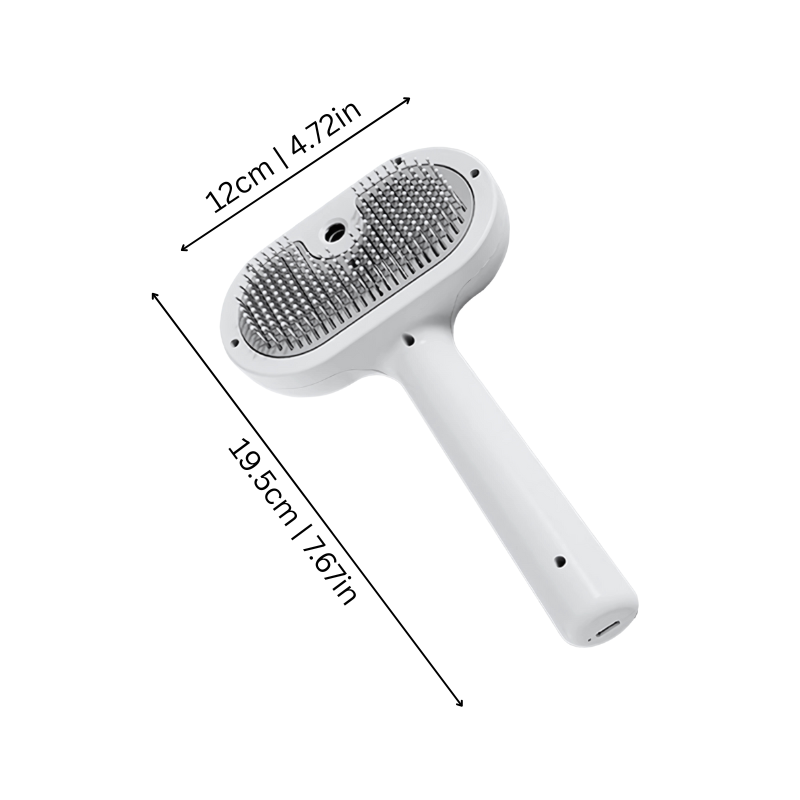 Groomie Pet Spray Brush for Cats & Dogs - Gentle Grooming Tool