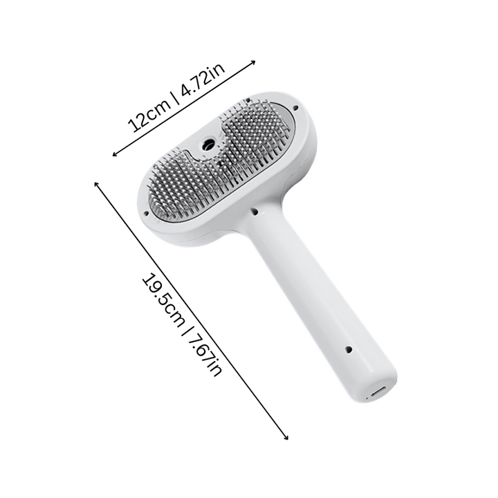 Groomie Pet Spray Brush for Cats & Dogs - Gentle Grooming Tool
