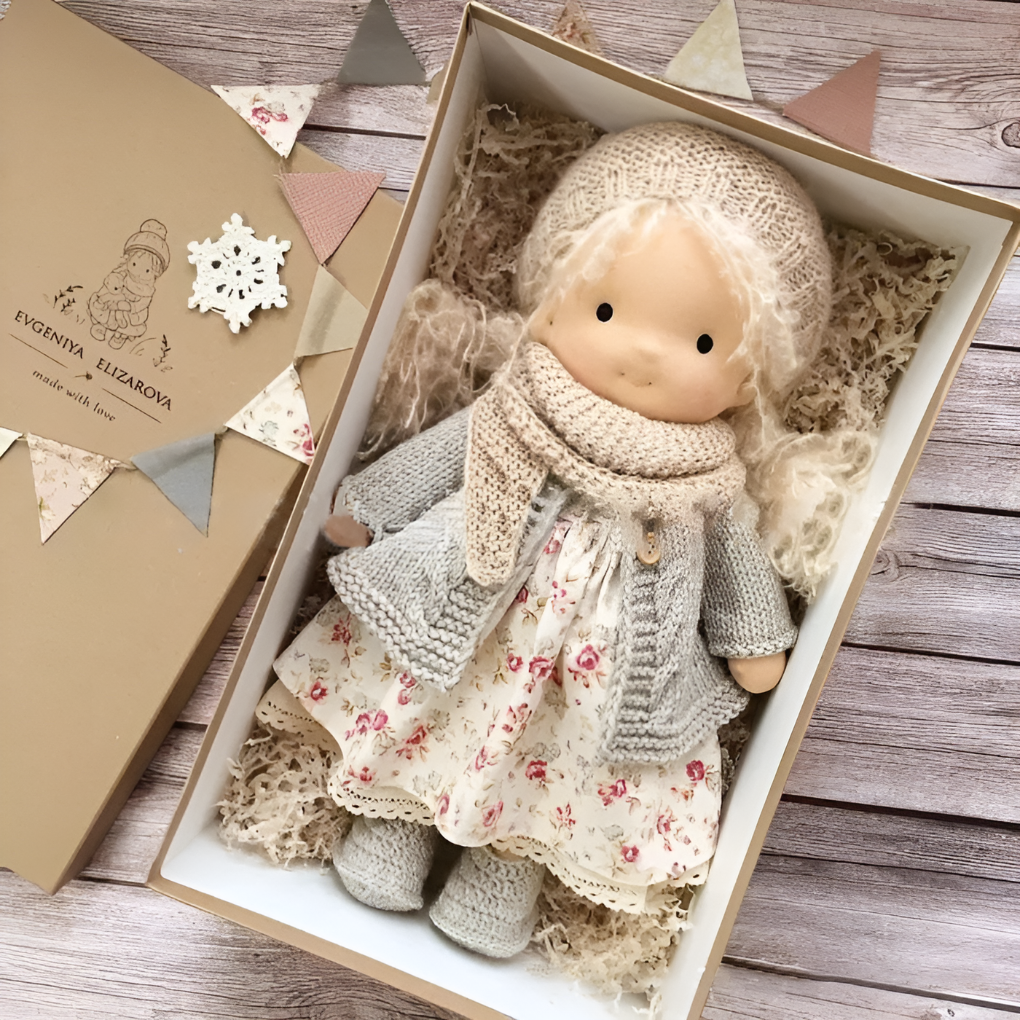 This handmade toy is a testament to the beauty of simple, natural materials.
