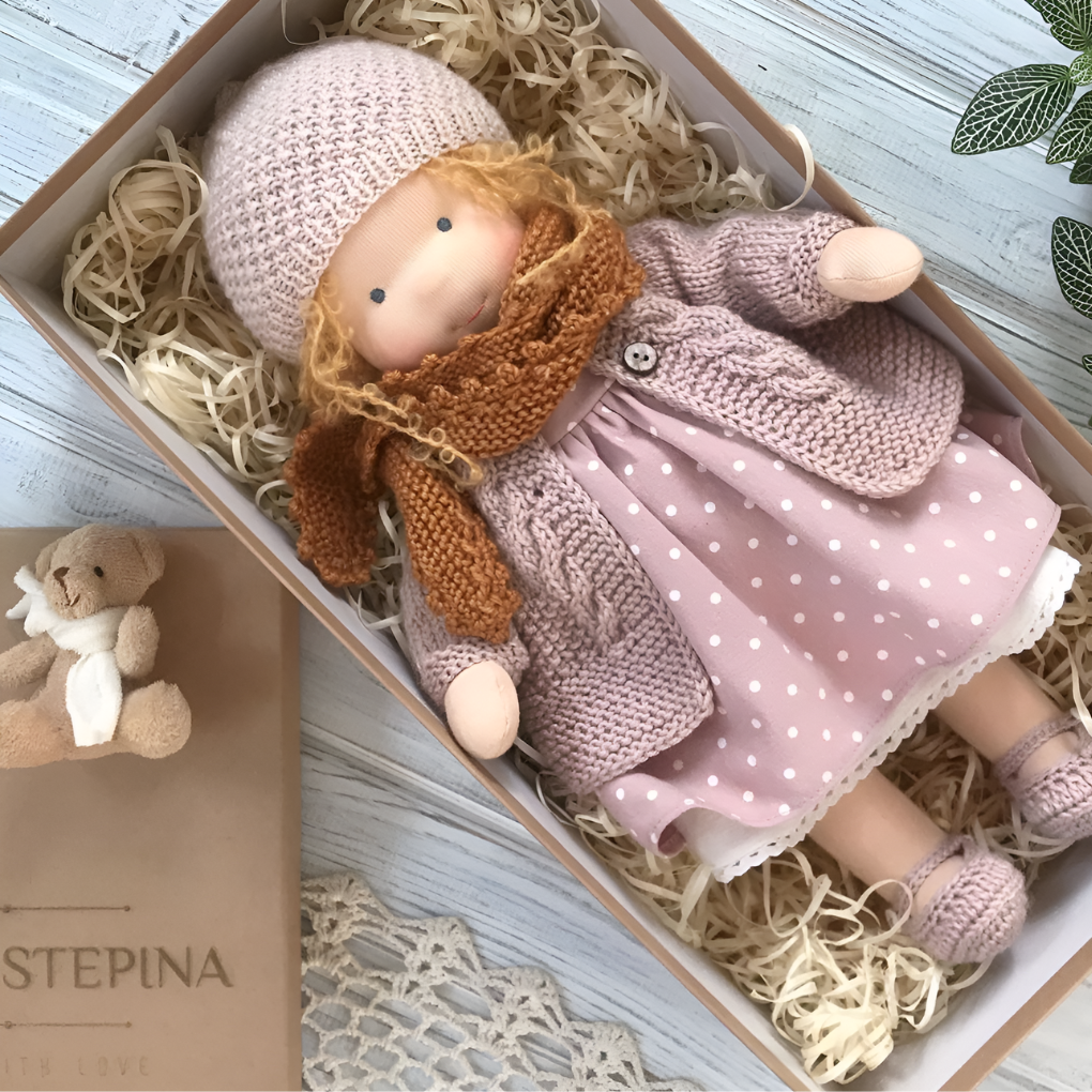 Inspiring imaginative play, this Waldorf doll is a true classic.