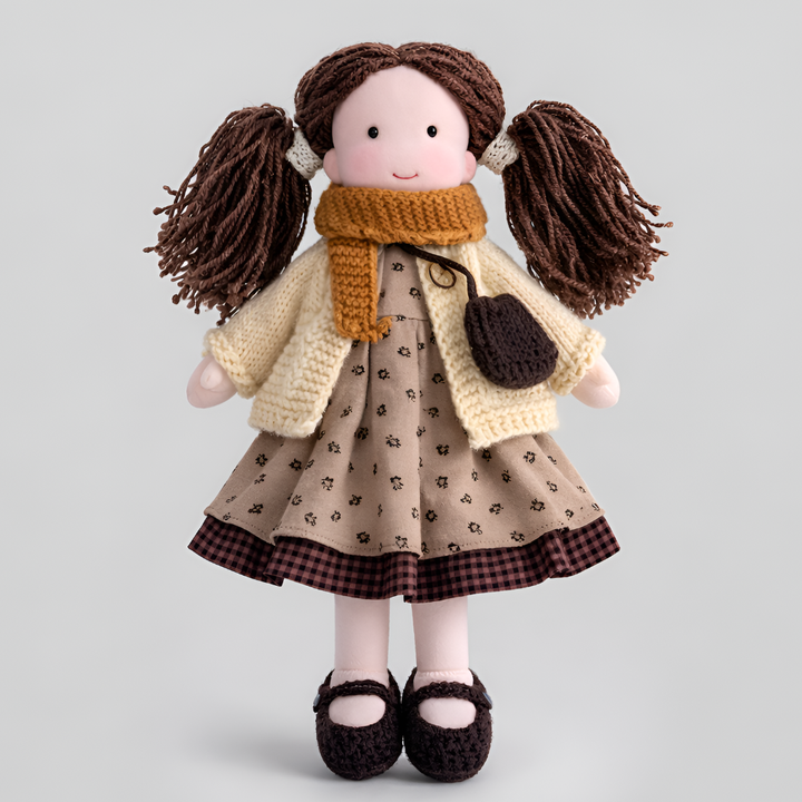 This cuddly doll embodies the spirit of Waldorf education and play.