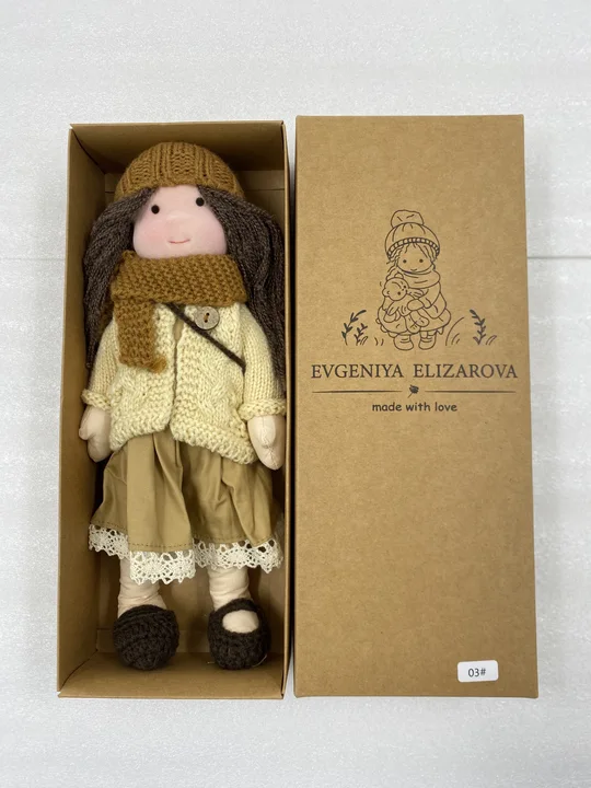 Keepsafe Dear Lana handmade doll, a natural and gentle toy for your little one.