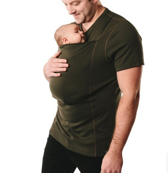 Discover ultimate baby comfort with our best-selling infant carrier t-shirt.