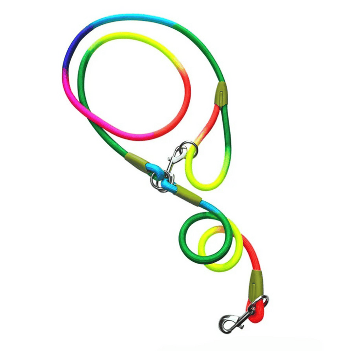 Unisex hands-free bungee dog leash for comfortable running & walking with your active pet.
