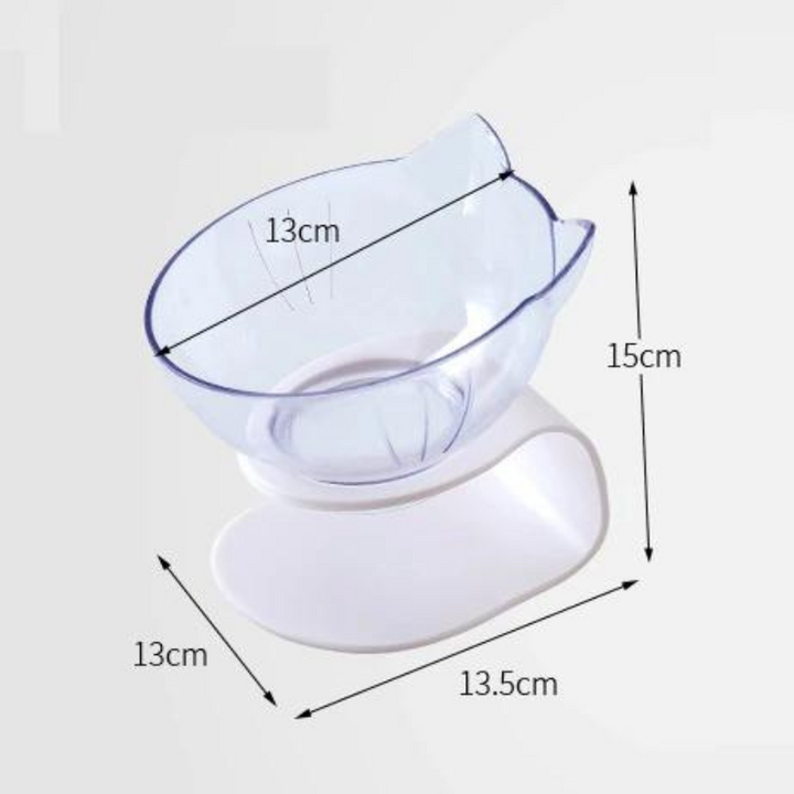 HappyDine single bowl elevated pet feeder, ideal for senior cats.