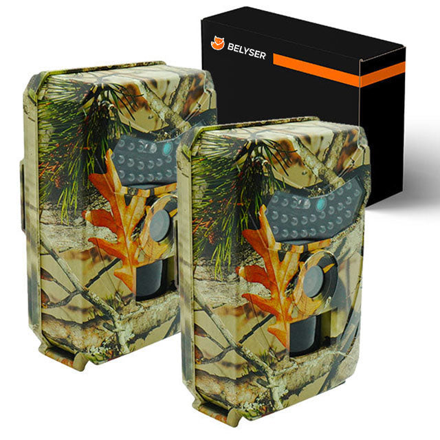 Nature observation camera, HD, motion-activated, night vision, waterproof for wildlife research.