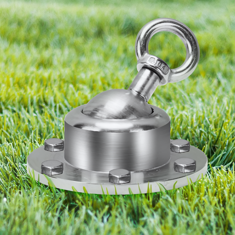 Heavy duty dog anchor stake for large dogs, providing secure outdoor containment and tangle-free fun.