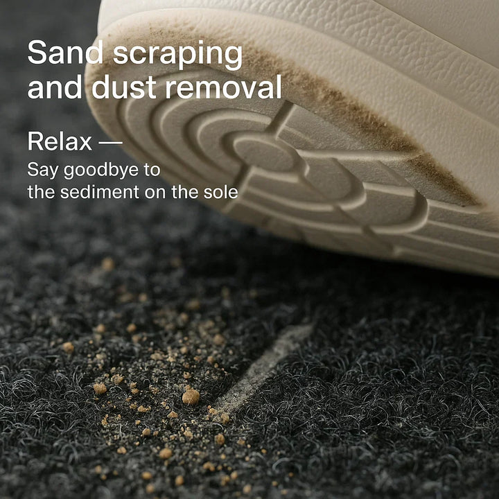 Versatile non-slip heavy-duty door mat, suitable for indoor & outdoor use, traps dirt effectively.