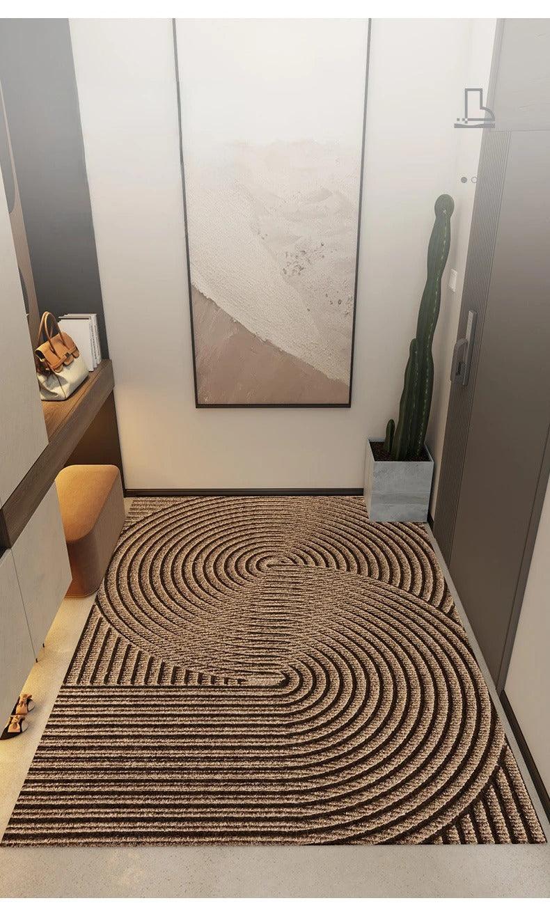 All-weather heavy-duty non-slip outdoor mat, provides floor protection & traps dirt efficiently.