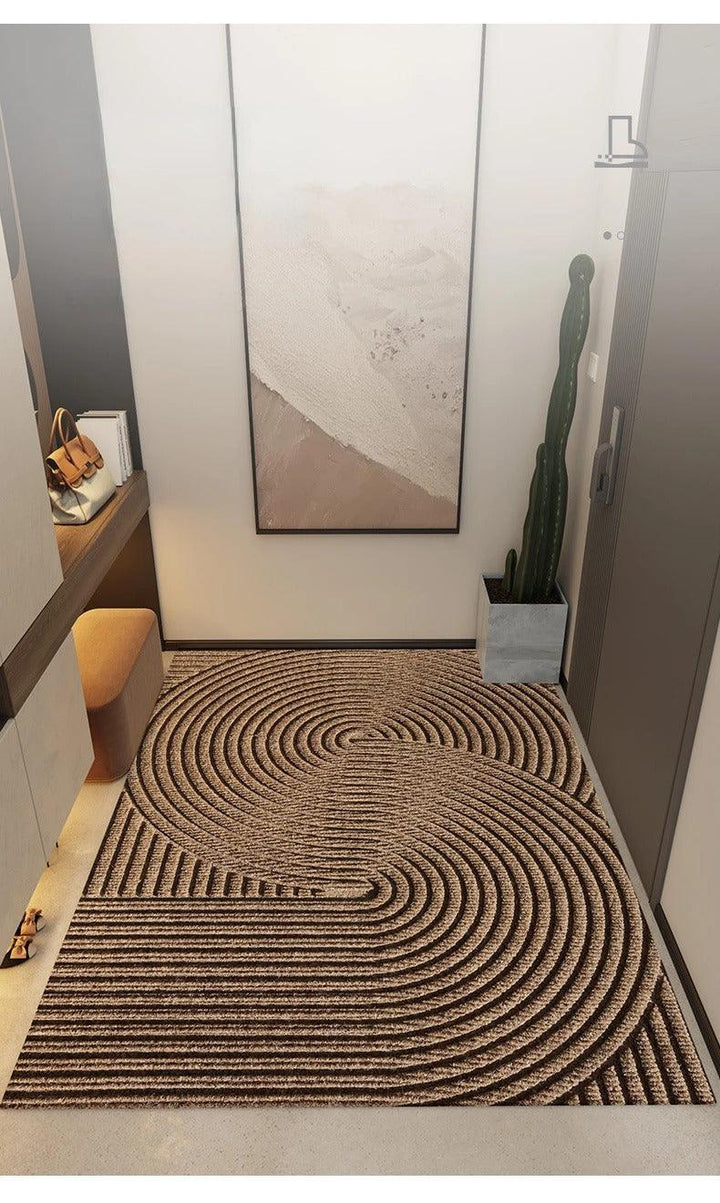 All-weather heavy-duty non-slip outdoor mat, provides floor protection & traps dirt efficiently.