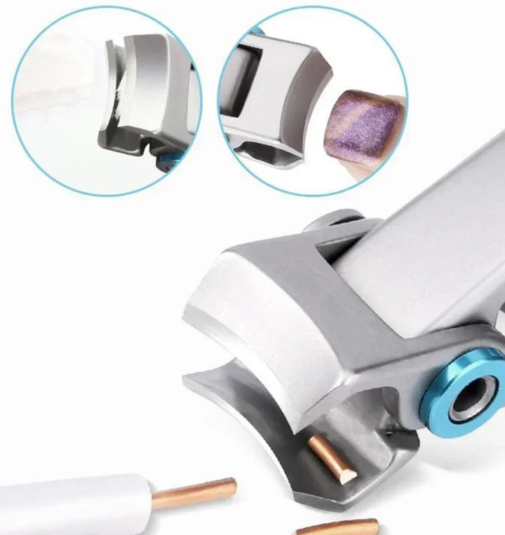 Durable stainless steel nail clippers for grooming thick nails. Perfect for both men's & women's manicure & pedicure.