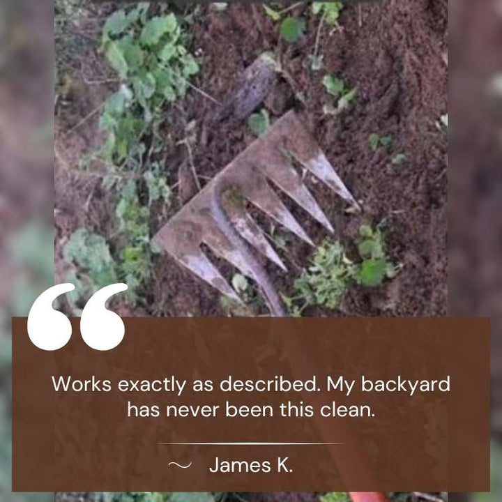 High-performance steel garden rake, a versatile weeding & lawn care tool for demanding outdoor tasks.