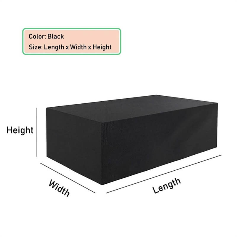 All-season heavy duty outdoor cover, providing ultimate waterproof protection for furniture.