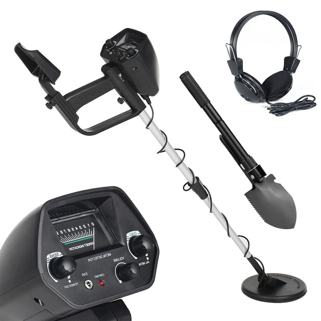 Heavy duty waterproof metal detector kit for all metals, ideal for beachcombing and treasure hunting.