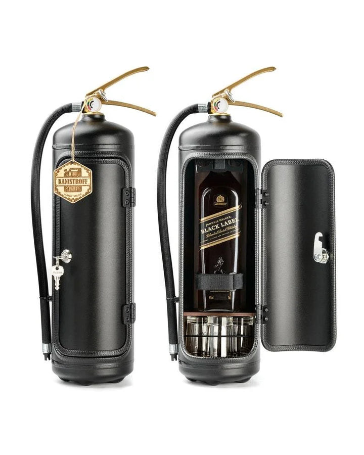 HiddenFlame Fire Extinguisher Mini Bar, a discreet & stylish secret drink storage for home or mancave.