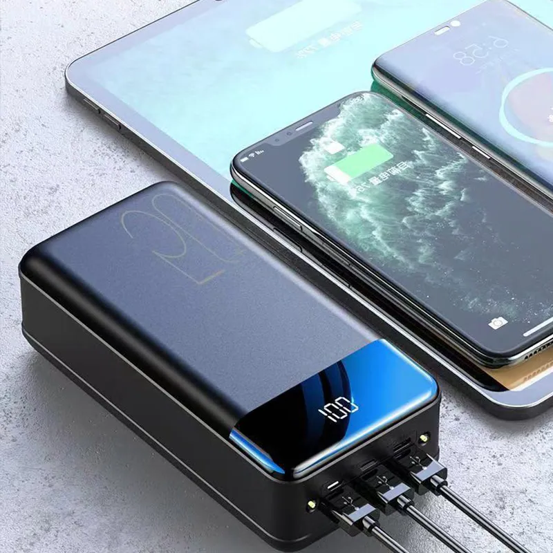 Travel essential fast charging power bank, external battery for all your portable devices. Universal charger.