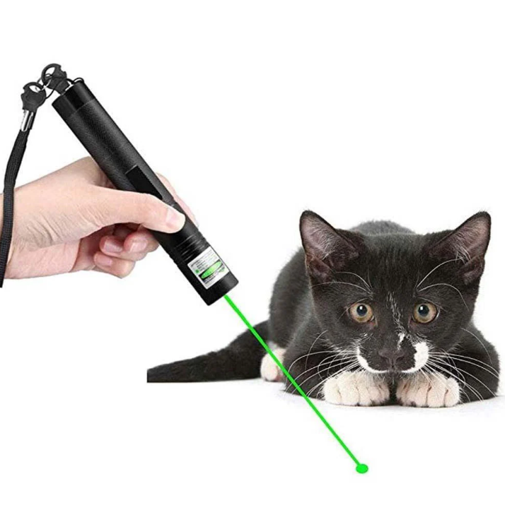 Durable portable laser pointer, high intensity beam for clear visibility in any setting.